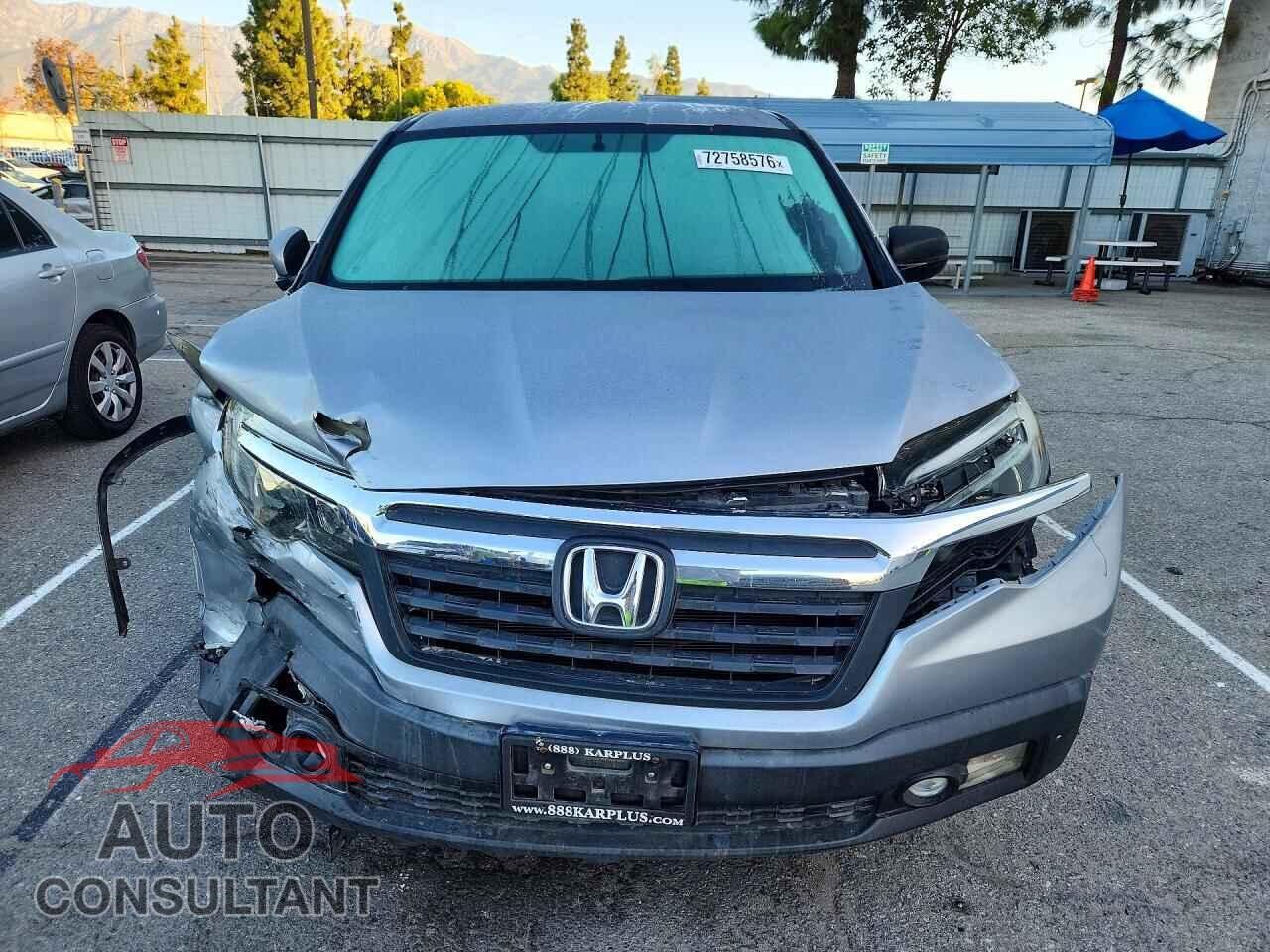 HONDA RIDGELINE 2017 - 5FPYK2F6XHB008020