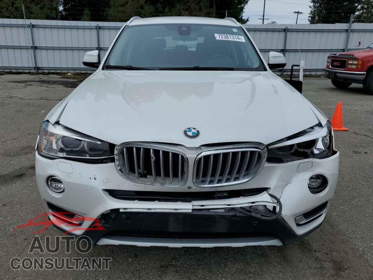 BMW X3 2017 - 5UXWX9C53H0D98366