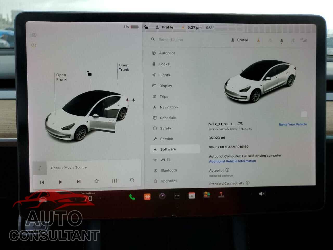 TESLA MODEL 3 2021 - 5YJ3E1EA5MF016160