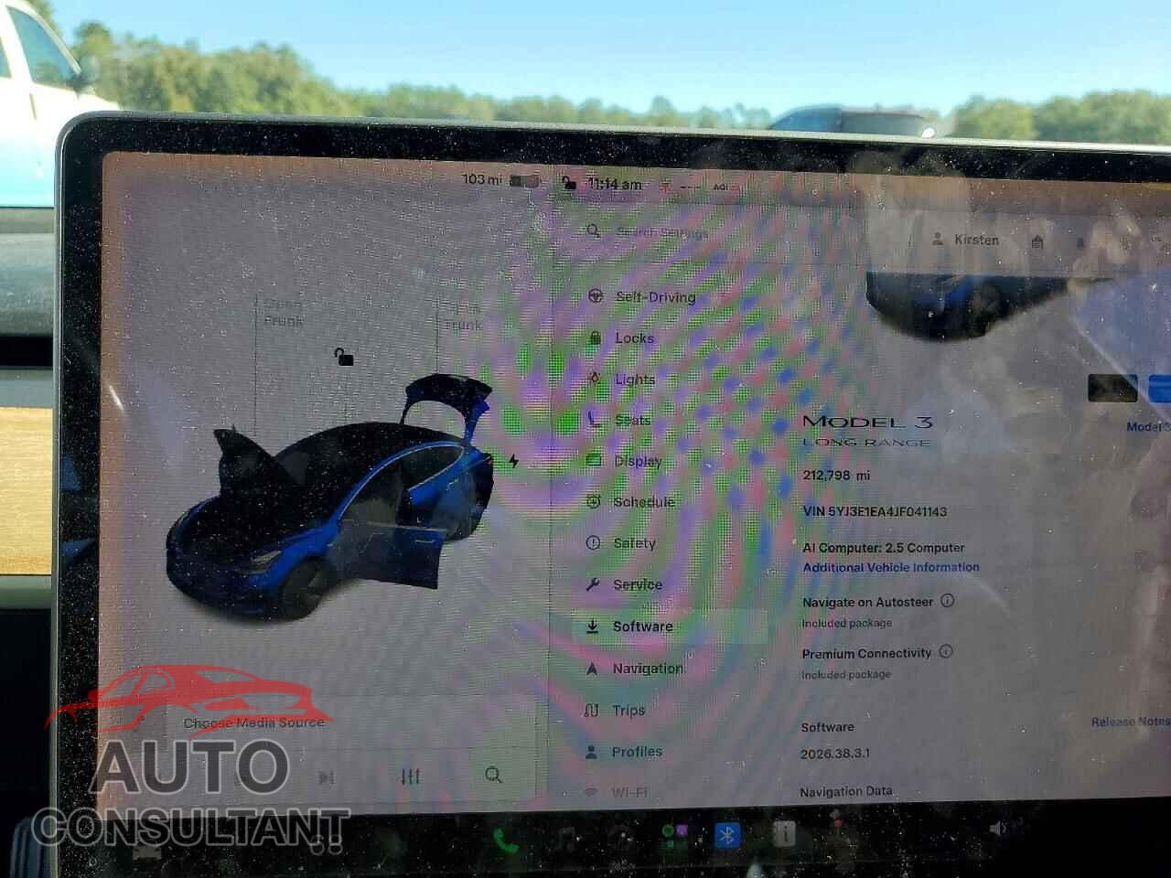 TESLA MODEL 3 2018 - 5YJ3E1EA4JF041143