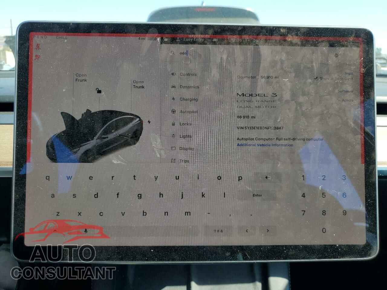 TESLA MODEL 3 2022 - 5YJ3E1EB3NF123847