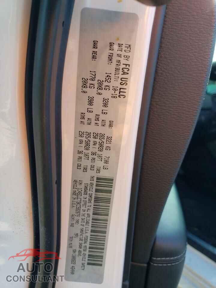 DODGE DURANGO 2019 - 1C4SDJCT5KC582879