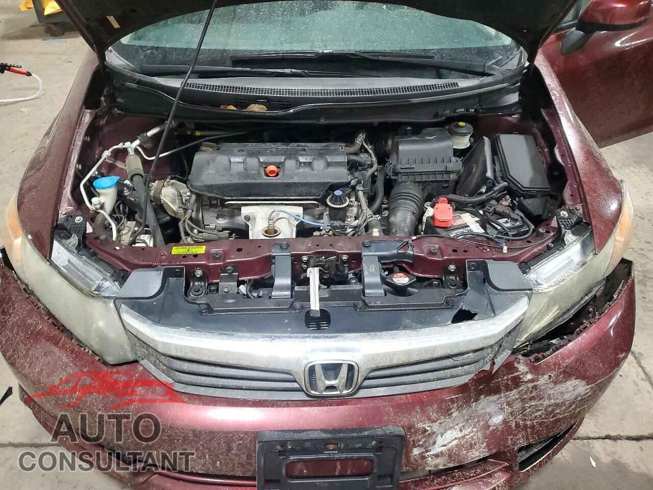 HONDA CIVIC 2012 - 2HGFB2F86CH606272
