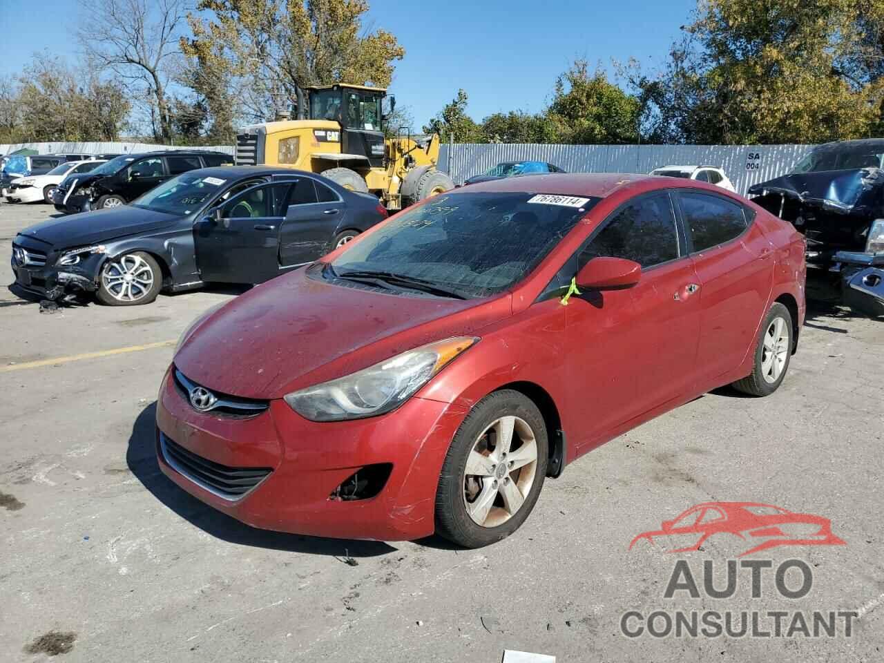 HYUNDAI ELANTRA 2013 - KMHDH4AE6DU528888