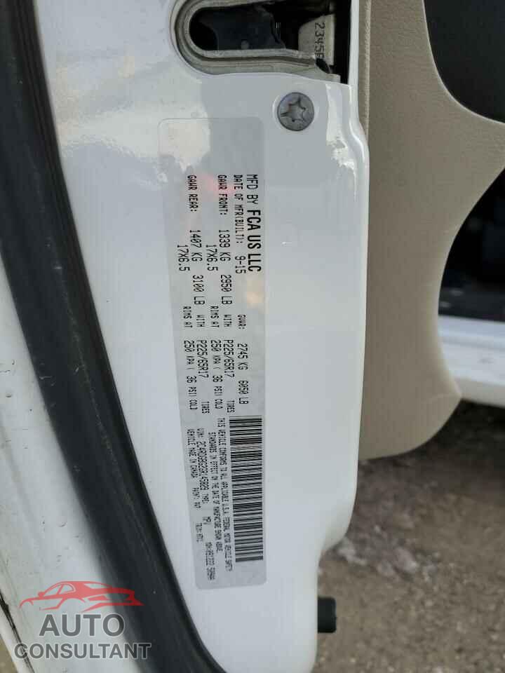 DODGE CARAVAN 2016 - 2C4RDGBG2GR145829