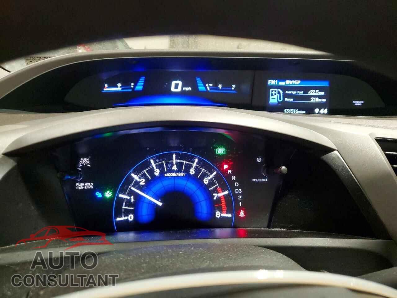 HONDA CIVIC 2012 - 19XFB2F54CE388588