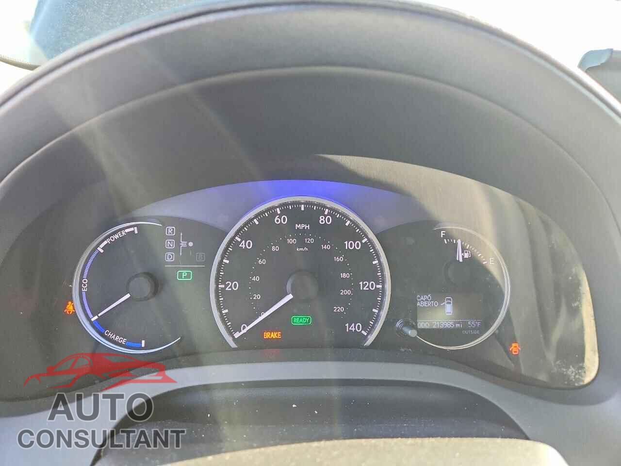 LEXUS CT 200 2012 - JTHKD5BHXC2101017
