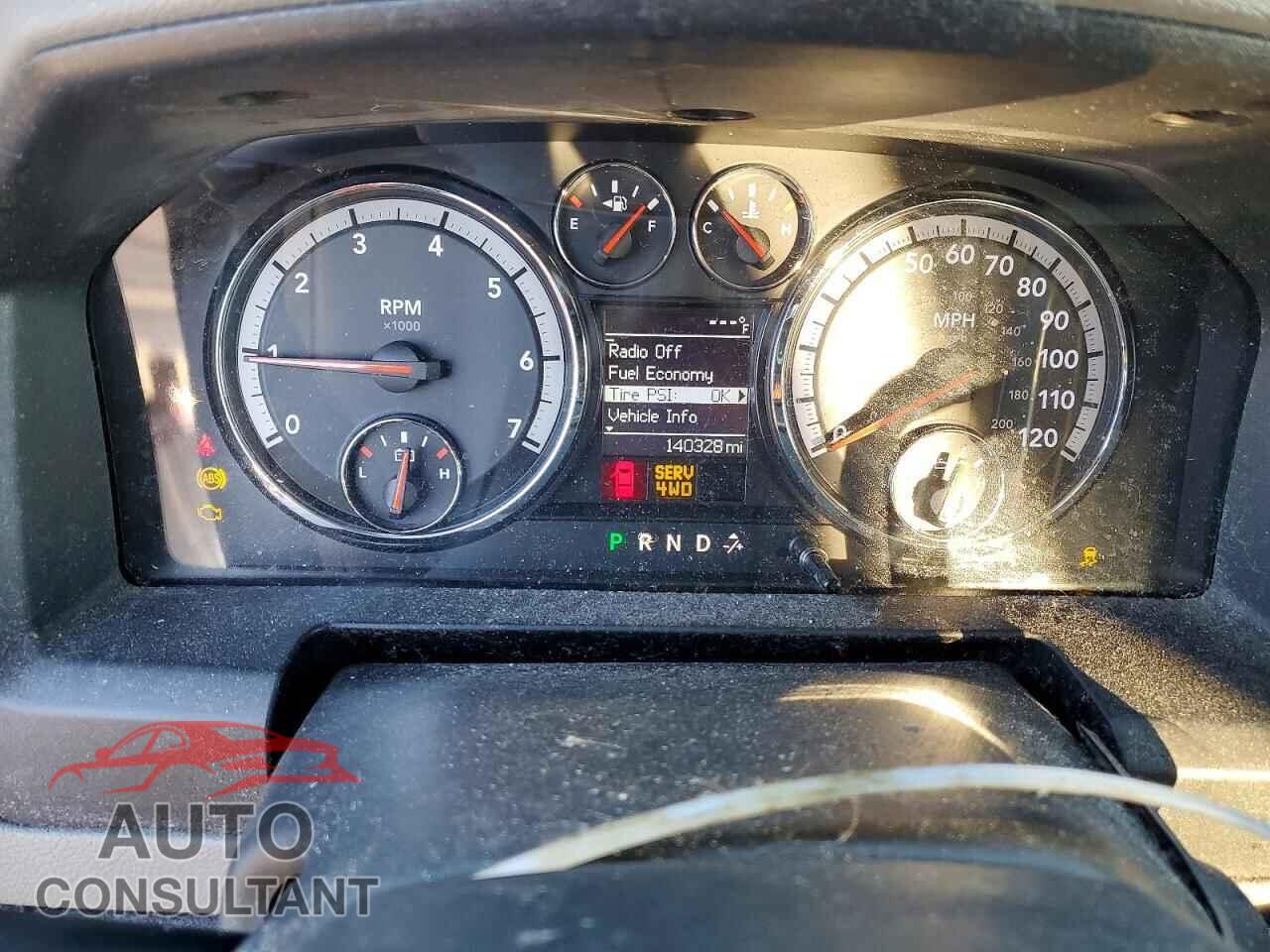 DODGE RAM 1500 2012 - 1C6RD7KT8CS260724