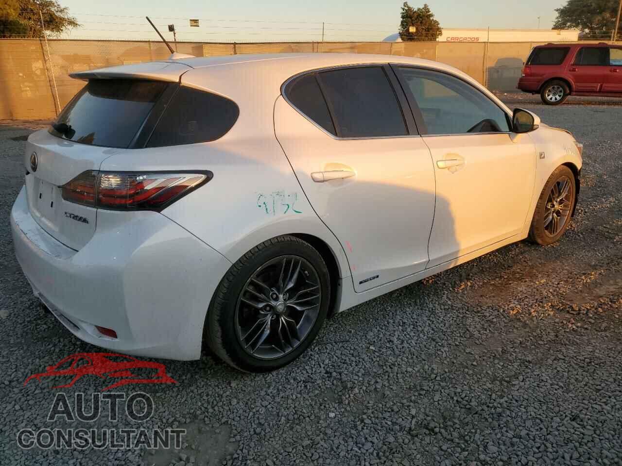 LEXUS CT 200 2012 - JTHKD5BH2C2064254