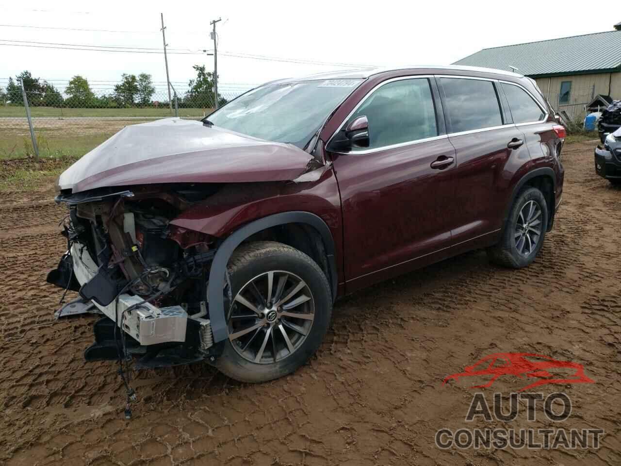 TOYOTA HIGHLANDER 2017 - 5TDJZRFH7HS446117