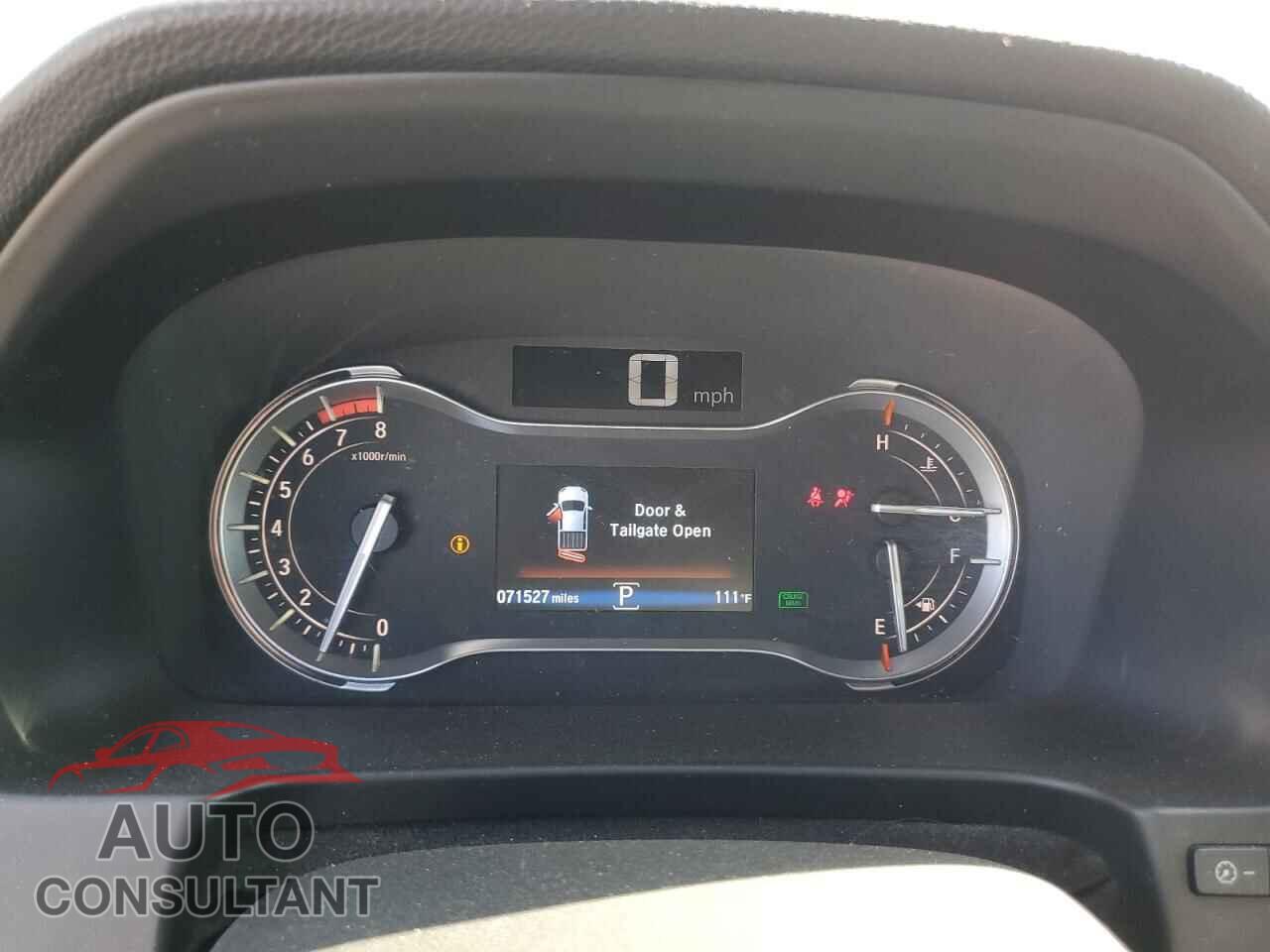 HONDA RIDGELINE 2017 - 5FPYK2F61HB001229