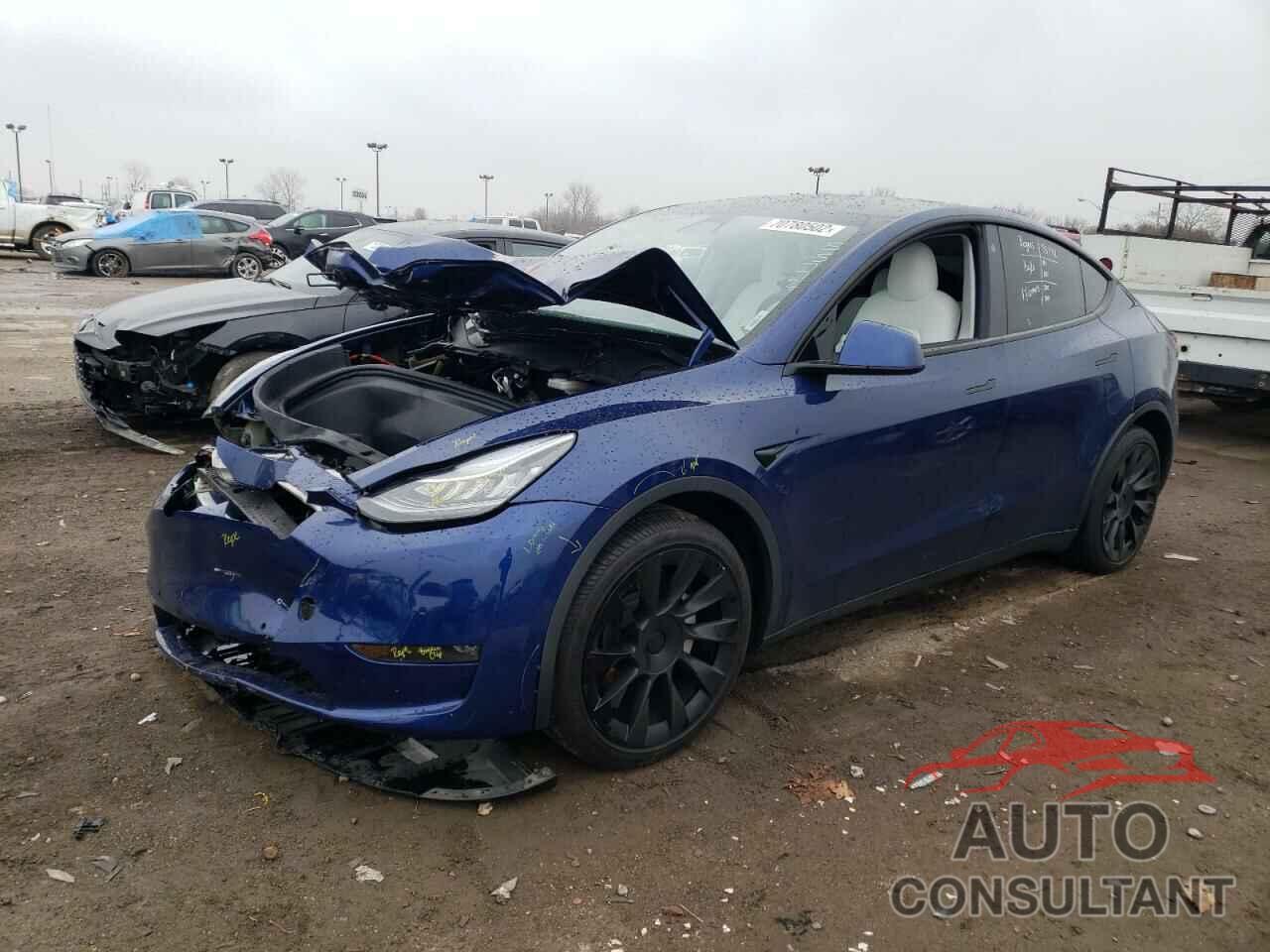 TESLA MODEL Y 2021 - 5YJYGDEE5MF120765