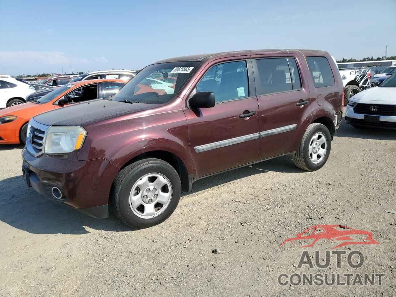 HONDA PILOT 2015 - 5FNYF4H22FB009582