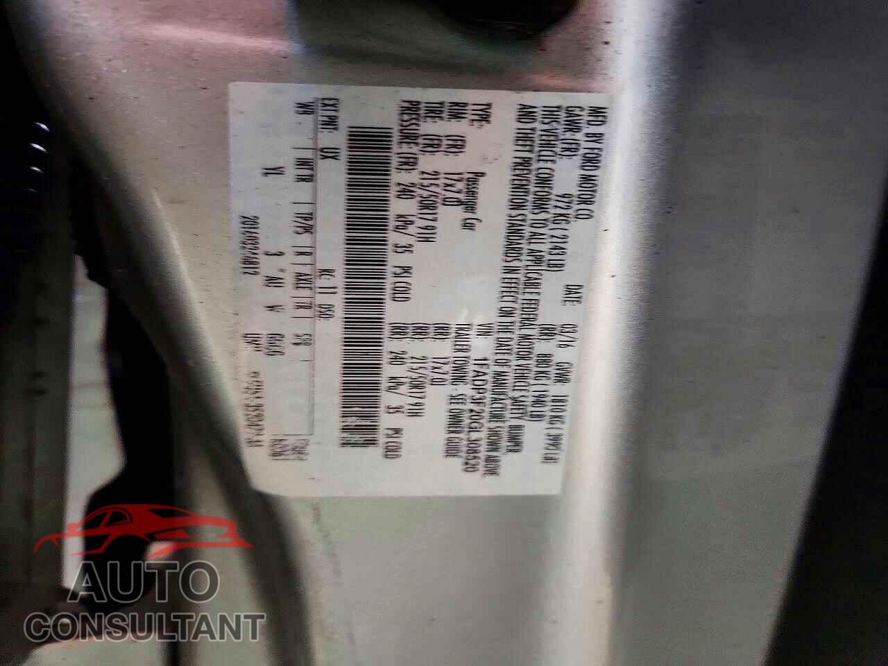 FORD FOCUS 2016 - 1FADP3F20GL308520