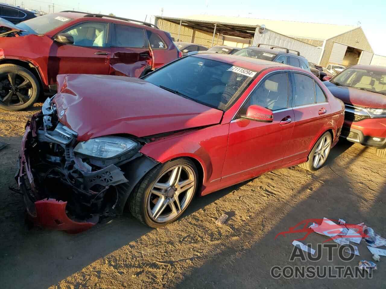 MERCEDES-BENZ C-CLASS 2011 - WDDGF8BBXBR173877