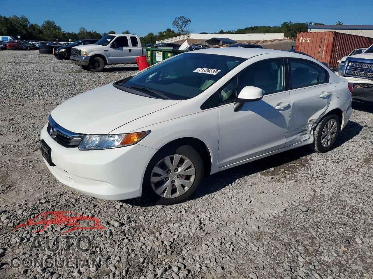 HONDA CIVIC 2012 - 19XFB2F56CE041988