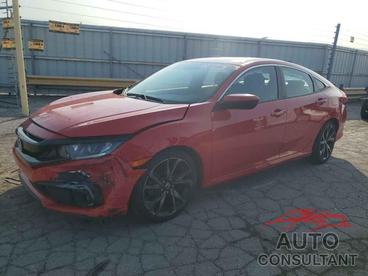 HONDA CIVIC 2019 - 2HGFC2F83KH524463