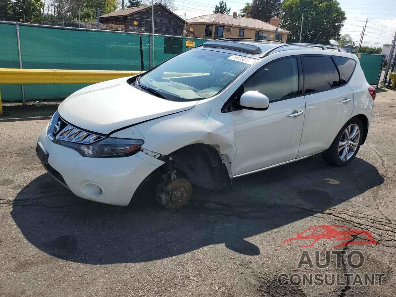 NISSAN MURANO 2009 - JN8AZ18W09W160371