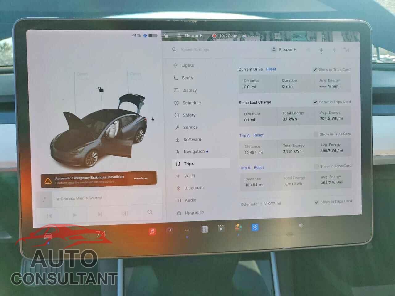 TESLA MODEL 3 2020 - 5YJ3E1EB2LF640036