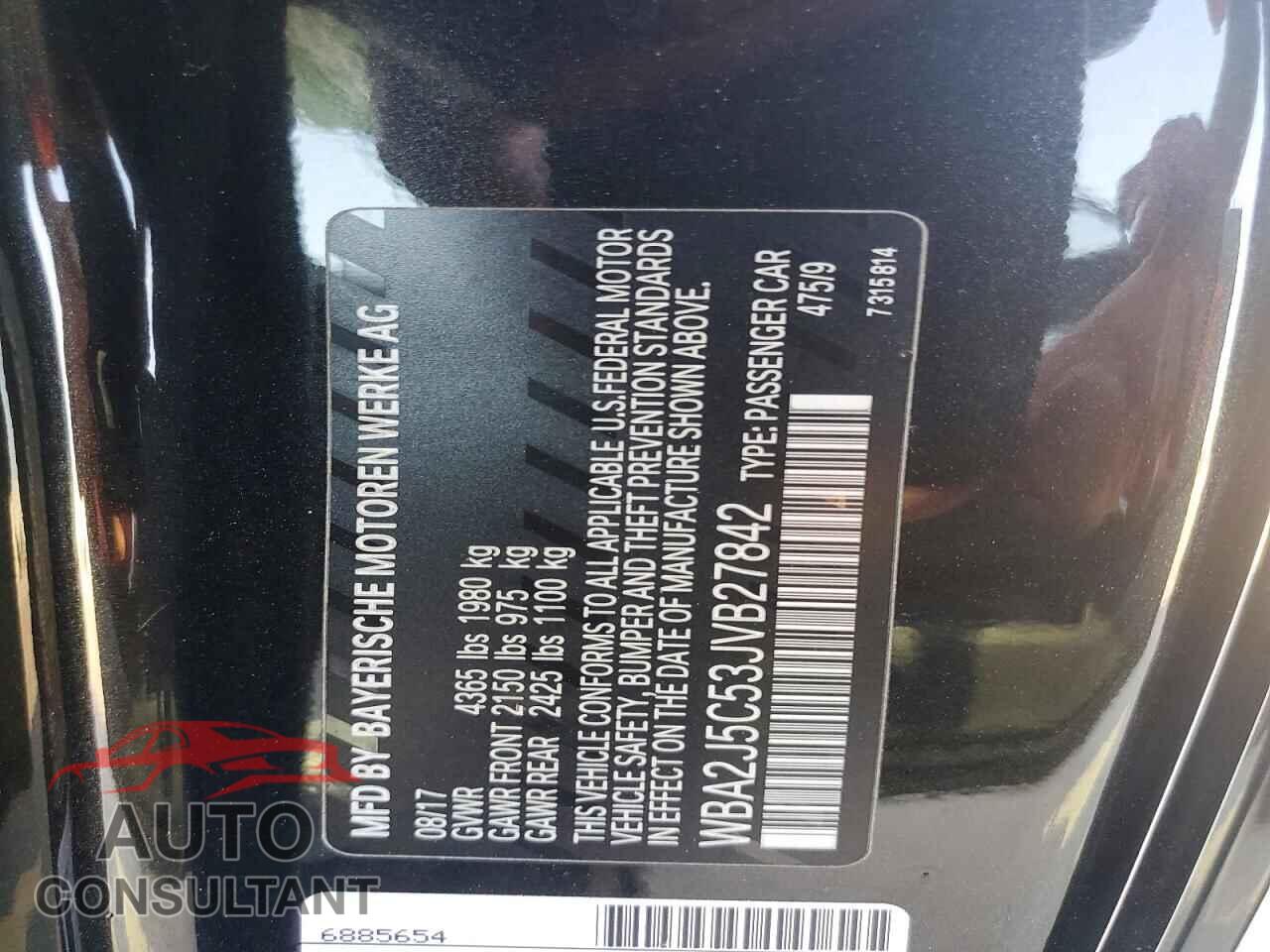 BMW M2 2018 - WBA2J5C53JVB27842