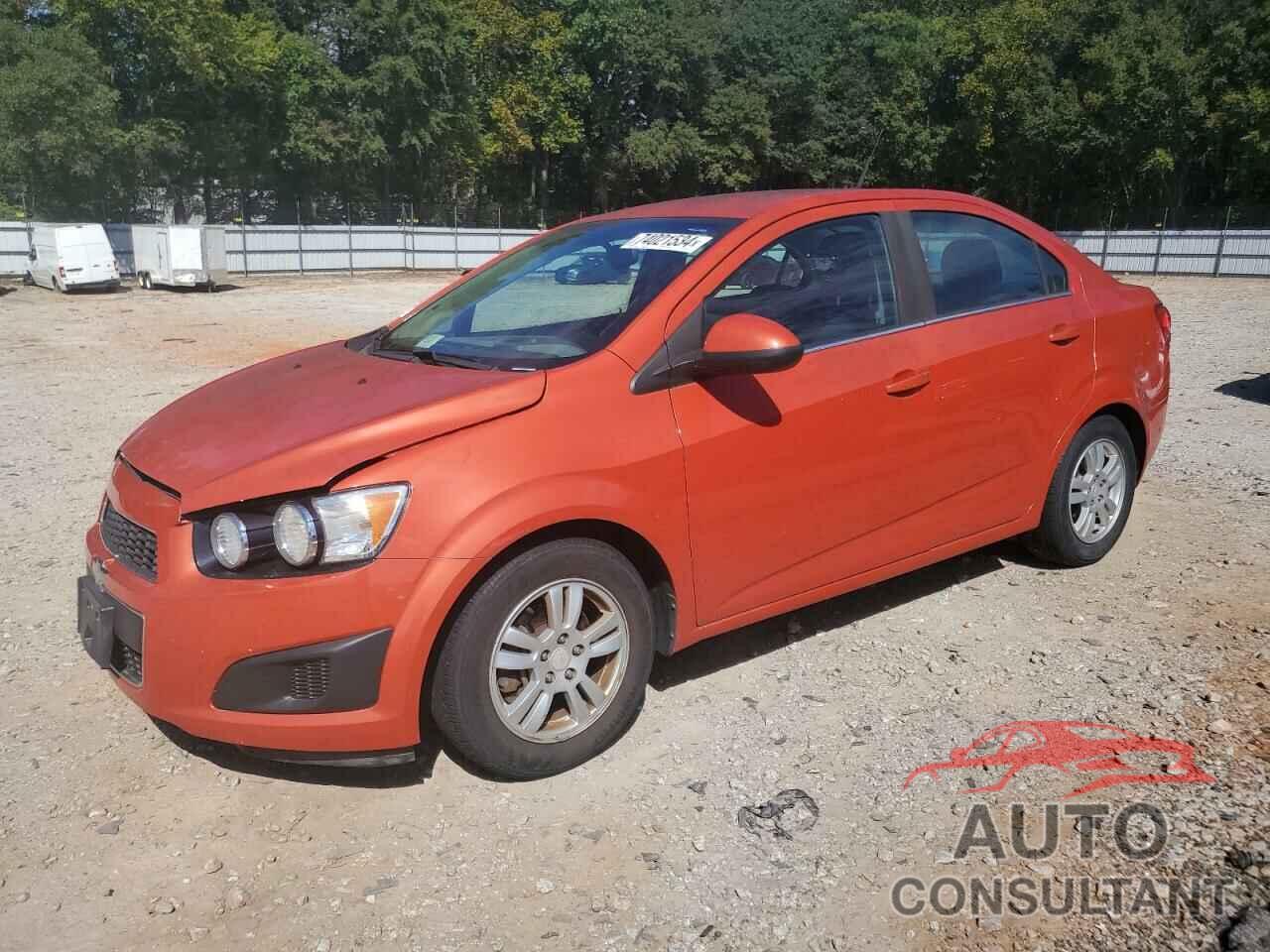 CHEVROLET SONIC 2012 - 1G1JC5SB6C4198175