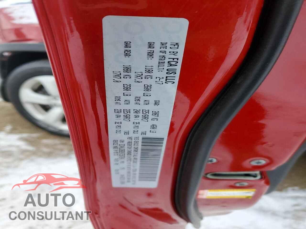 JEEP COMPASS 2017 - 3C4NJDBB2HT597241