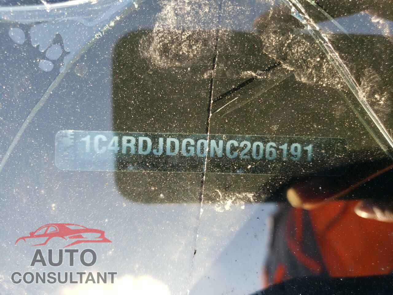 DODGE DURANGO 2022 - 1C4RDJDG0NC206191