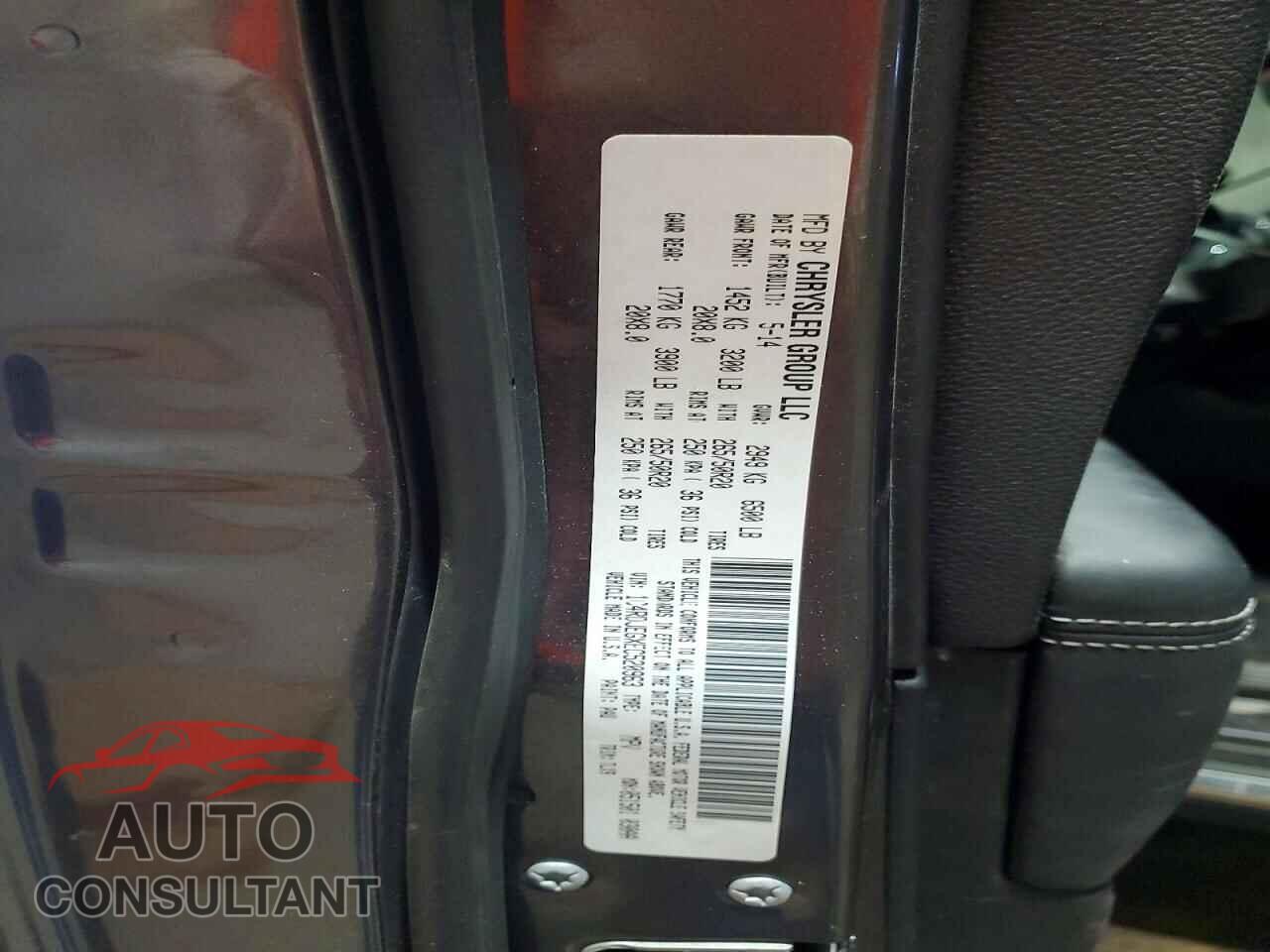 DODGE DURANGO 2014 - 1C4RDJEGXEC520963