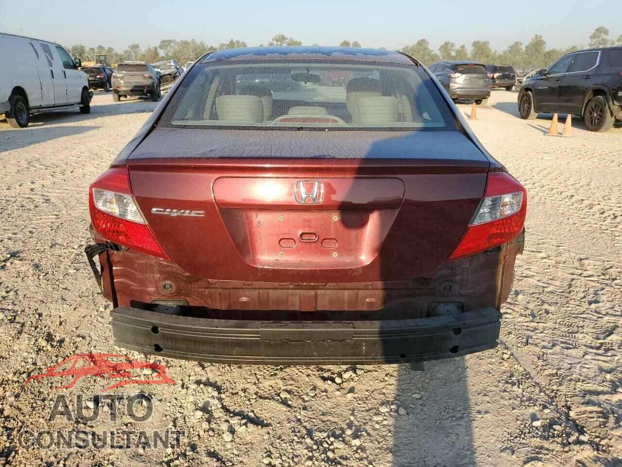 HONDA CIVIC 2012 - 19XFB2F52CE043706