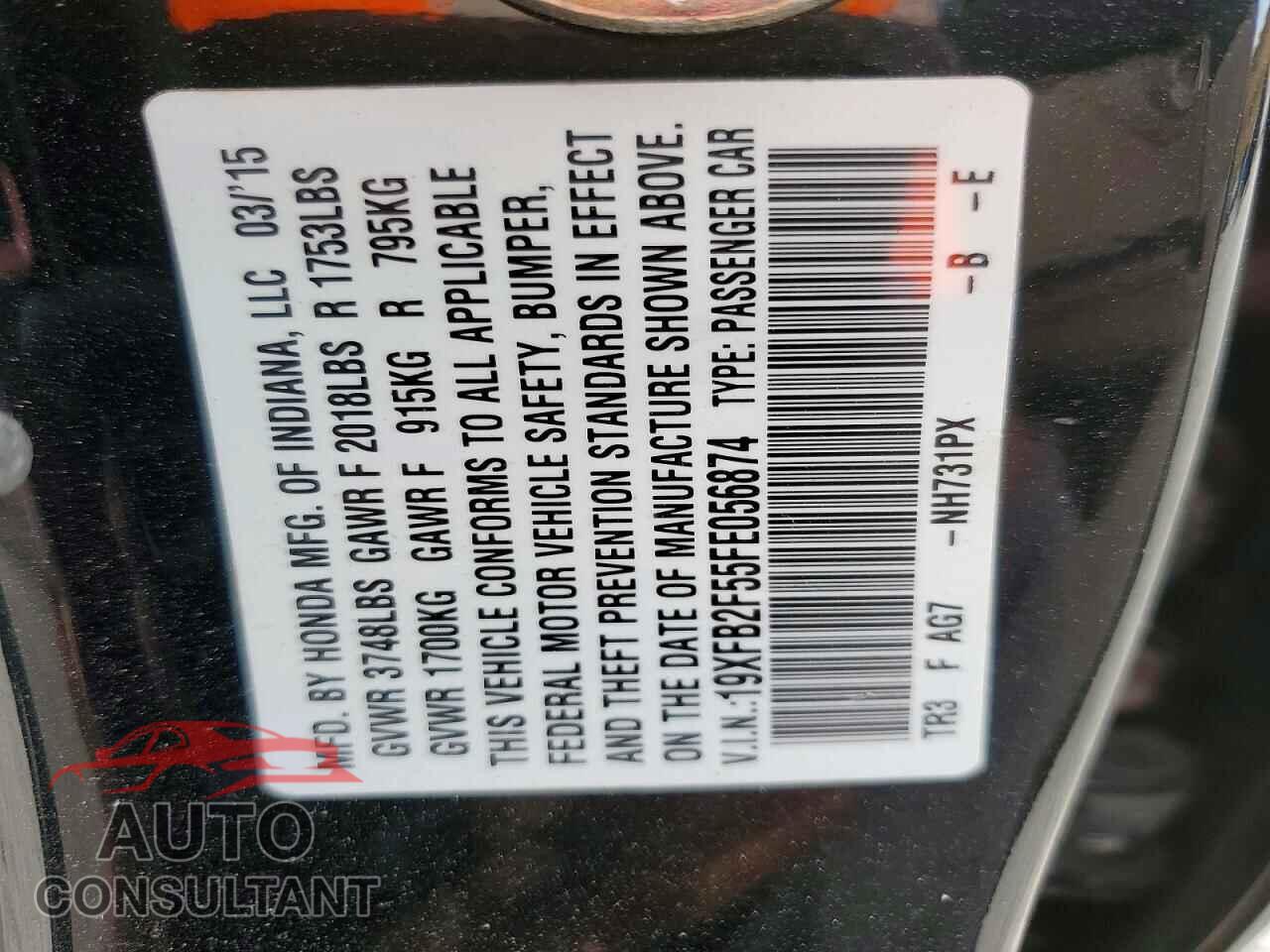 HONDA CIVIC 2015 - 19XFB2F55FE056874