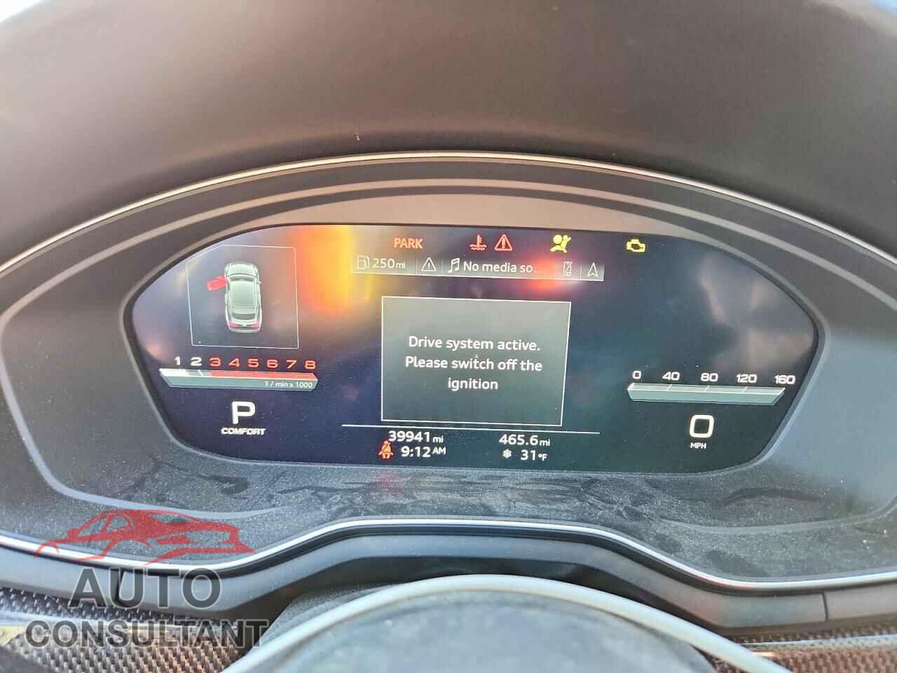 AUDI S5/RS5 2020 - WAUB4CF58LA013642