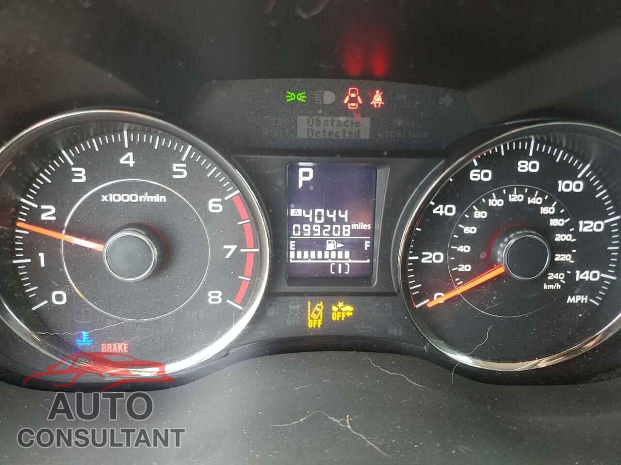 SUBARU FORESTER 2016 - JF2SJGXC2GH524505