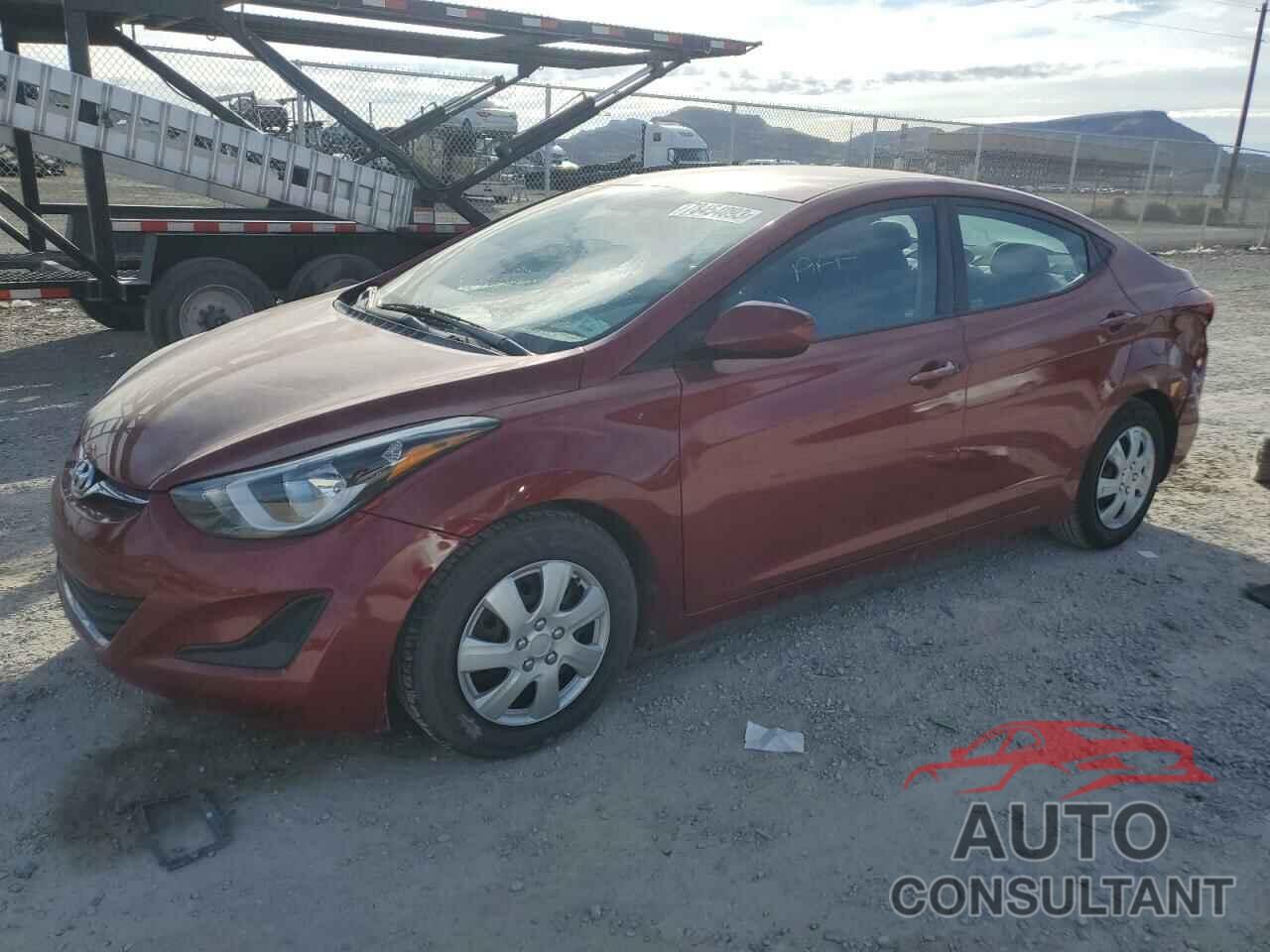 HYUNDAI ELANTRA 2016 - 5NPDH4AE2GH696109
