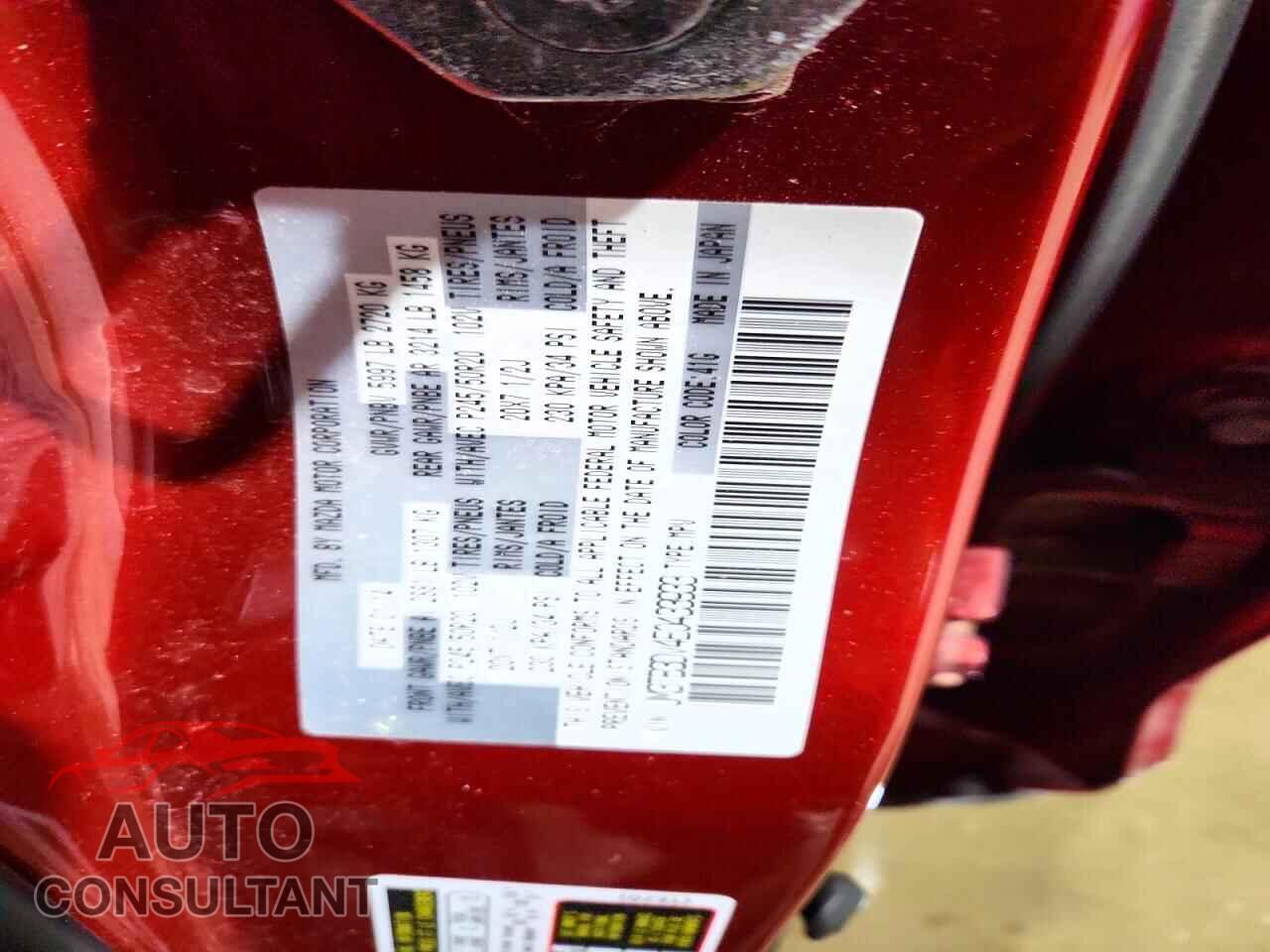 MAZDA CX-9 2014 - JM3TB3DV4E0433933