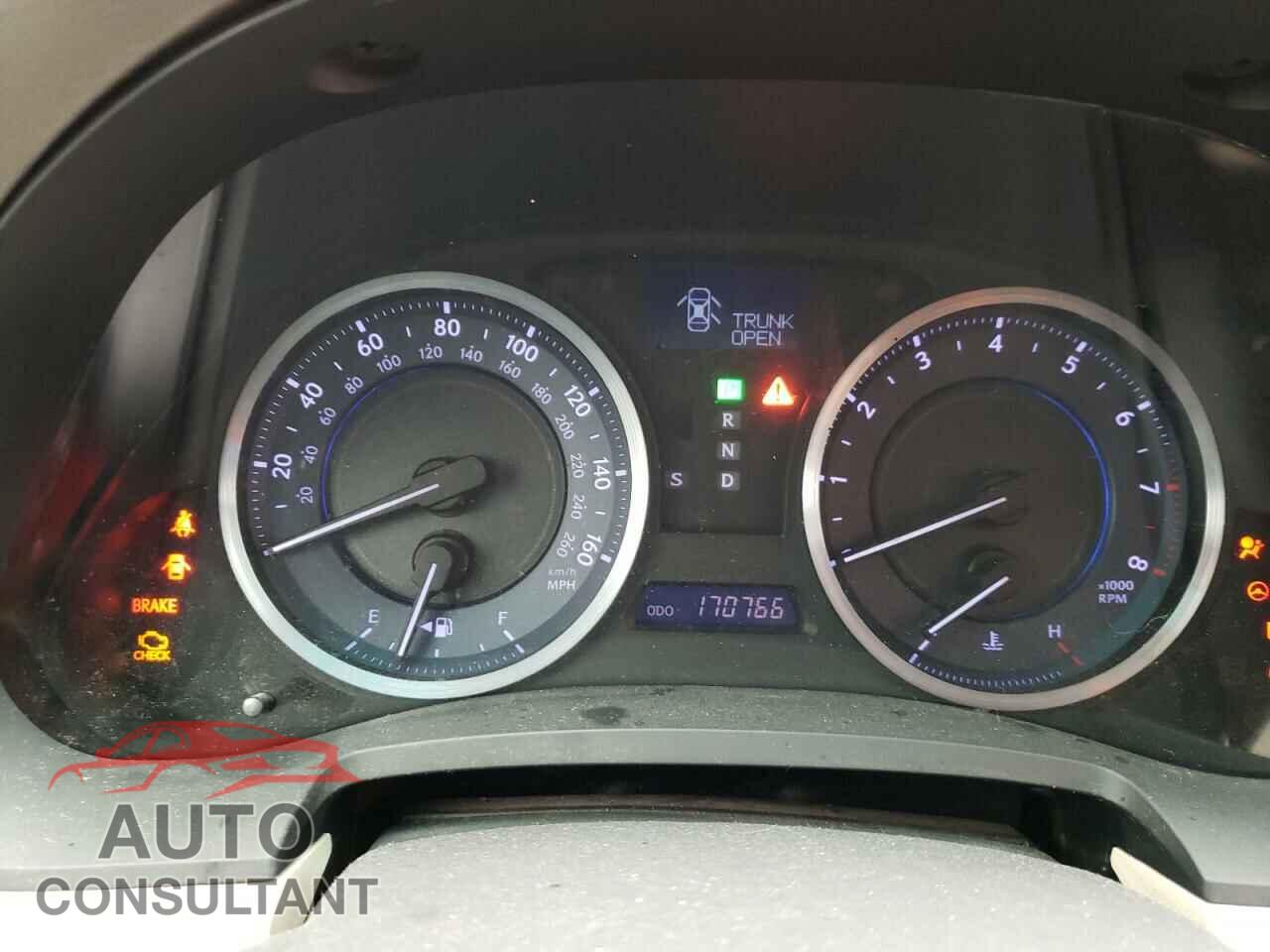 LEXUS IS 2013 - JTHBF5C25D5193643