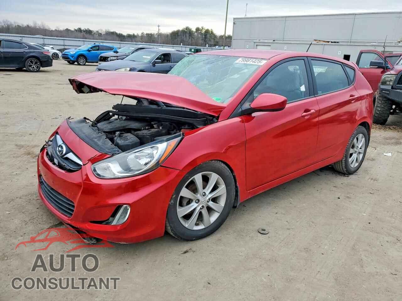 HYUNDAI ACCENT 2012 - KMHCU5AEXCU035095