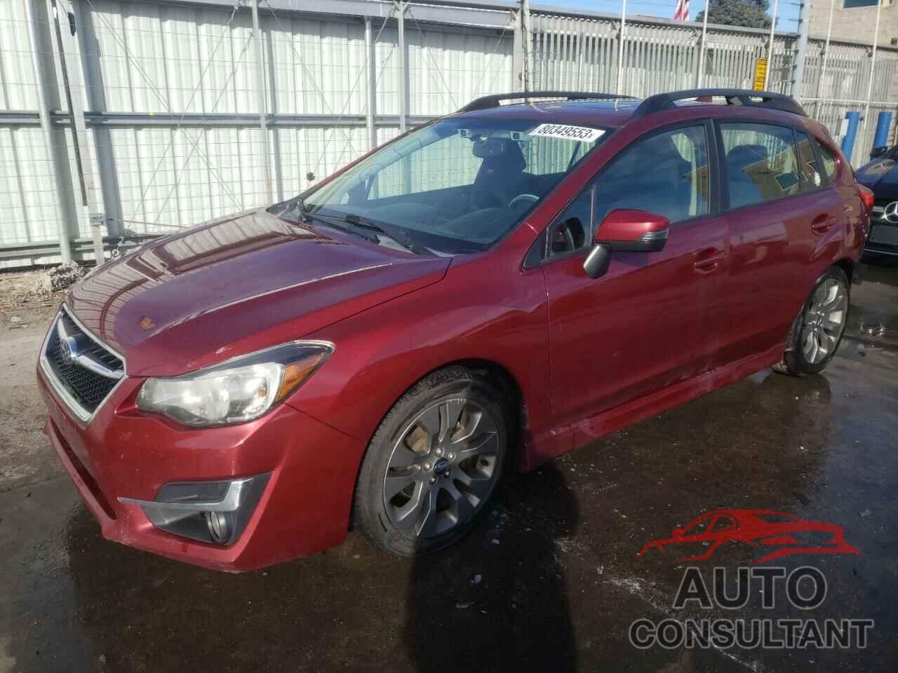 SUBARU IMPREZA 2016 - JF1GPAS62G8345453