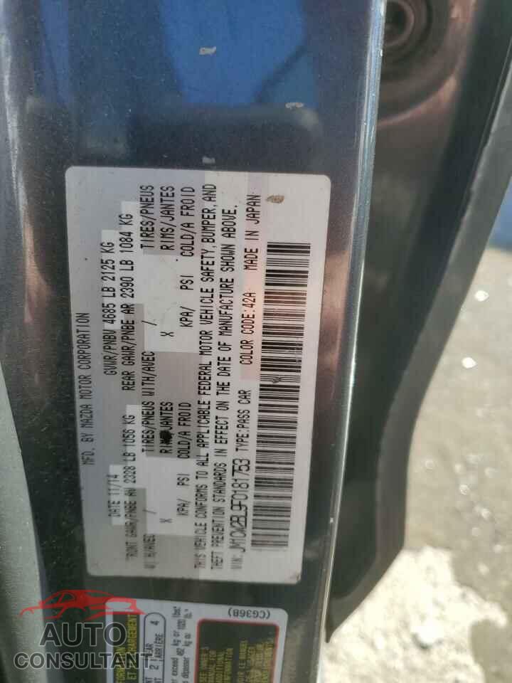 MAZDA 5 2015 - JM1CW2BL9F0181753