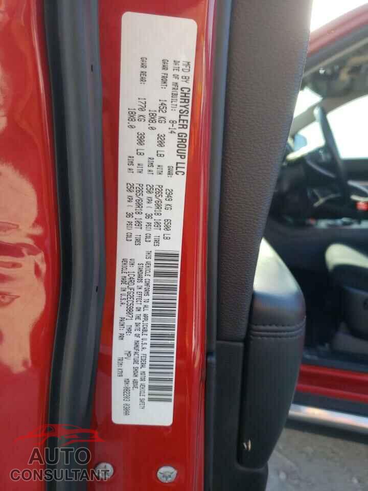 DODGE DURANGO 2012 - 1C4RDJFG2EC598071
