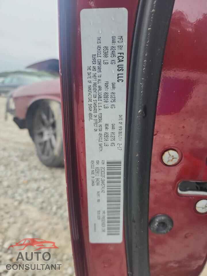 DODGE CHALLENGER 2017 - 2C3CDZFJ3HH574142