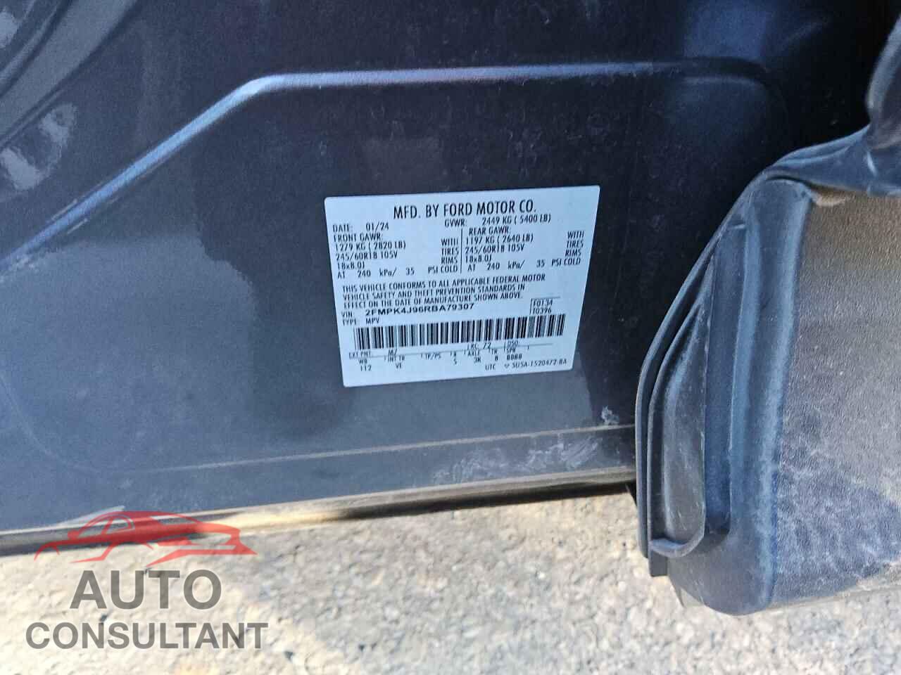 FORD EDGE 2024 - 2FMPK4J96RBA79307