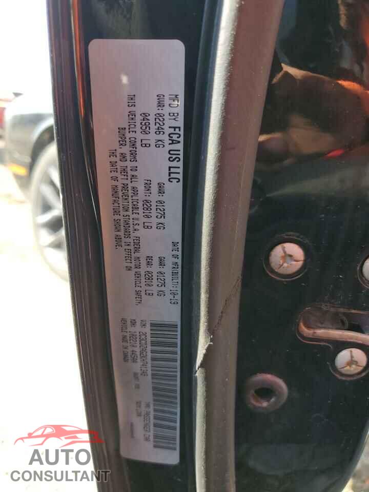 DODGE CHALLENGER 2019 - 2C3CDZAG2KH741349