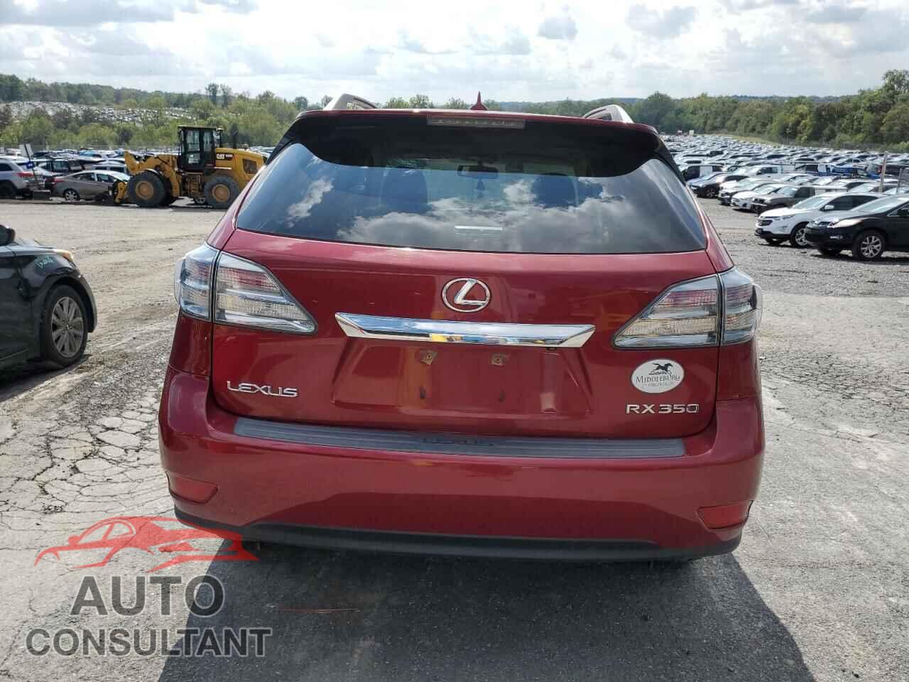 LEXUS RX350 2010 - 2T2BK1BA3AC038520