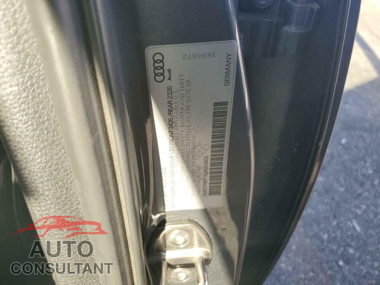 AUDI A3 2016 - WAUTPBFF1GA050603