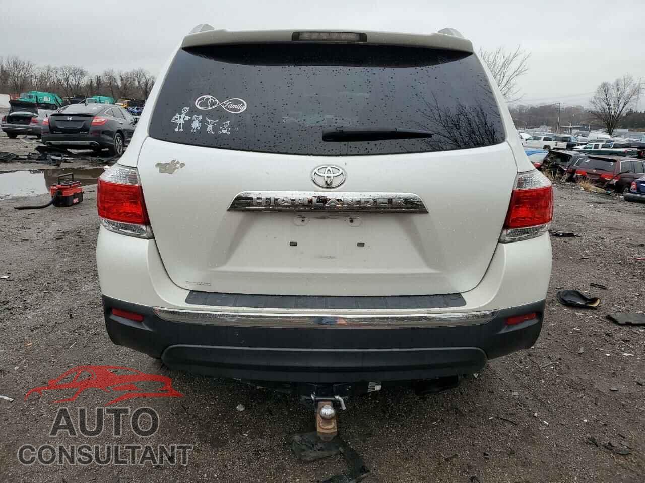 TOYOTA HIGHLANDER 2012 - 5TDZA3EH0CS030184