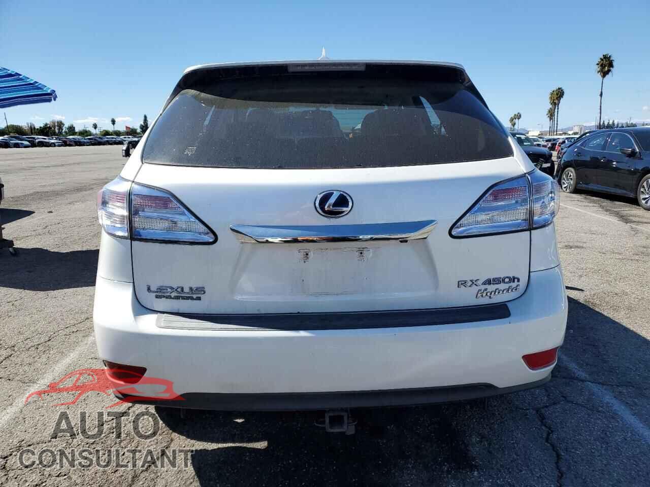 LEXUS RX450 2010 - JTJZB1BA8A2000702