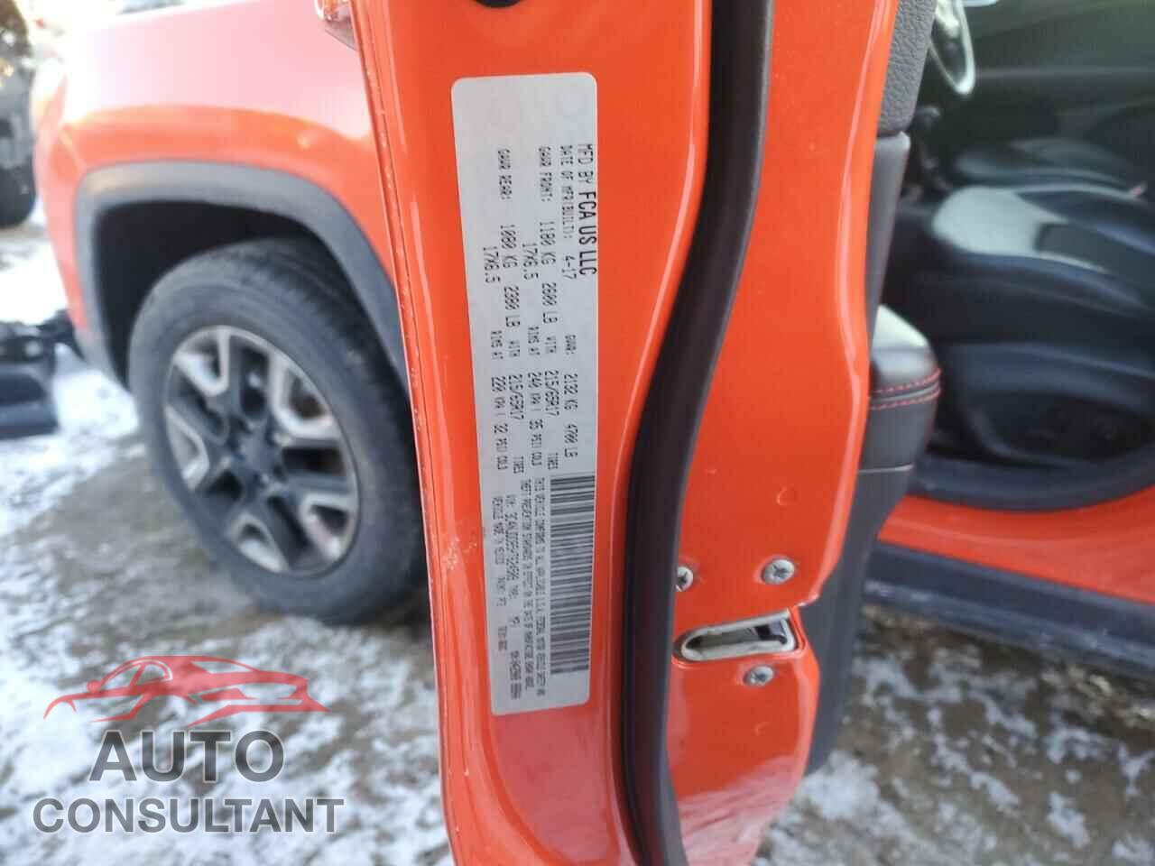 JEEP COMPASS 2017 - 3C4NJDDB5HT624509