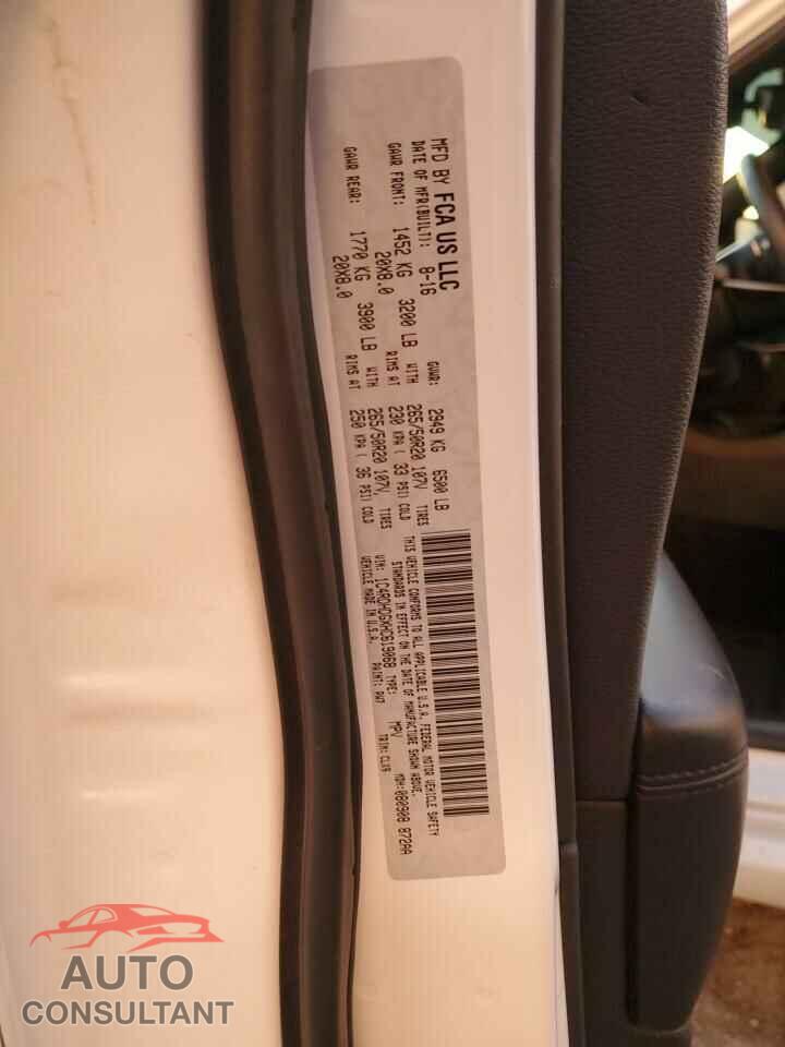 DODGE DURANGO 2017 - 1C4RDHDGXHC619068