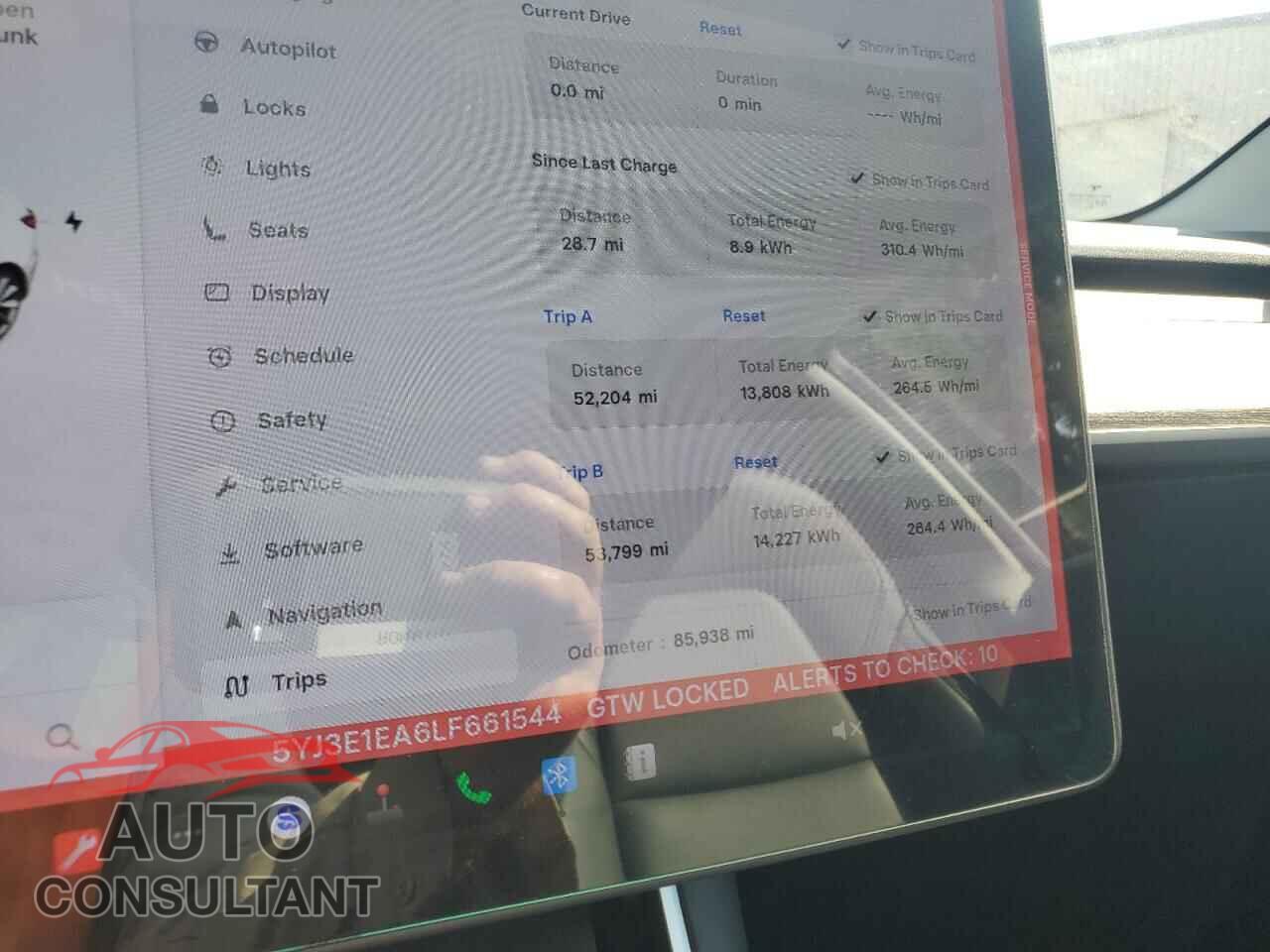 TESLA MODEL 3 2020 - 5YJ3E1EA6LF661544