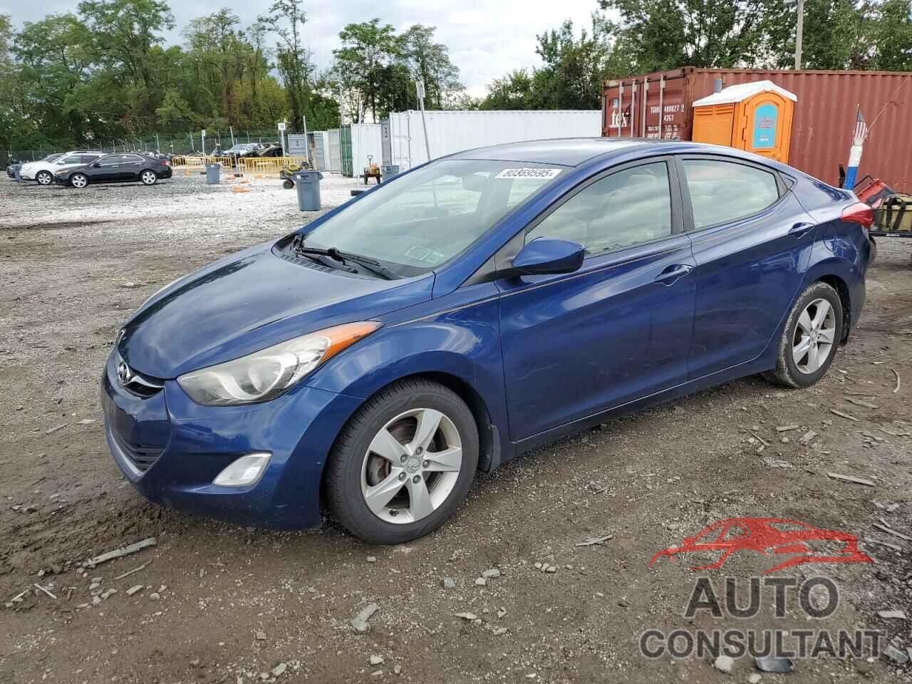 HYUNDAI ELANTRA 2013 - KMHDH4AE7DU492693
